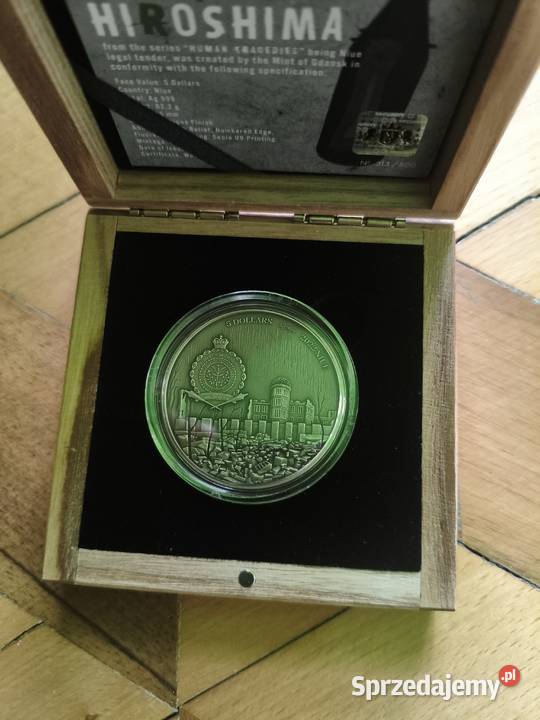 Srebrna moneta 2oz Hiroszima Słopnice