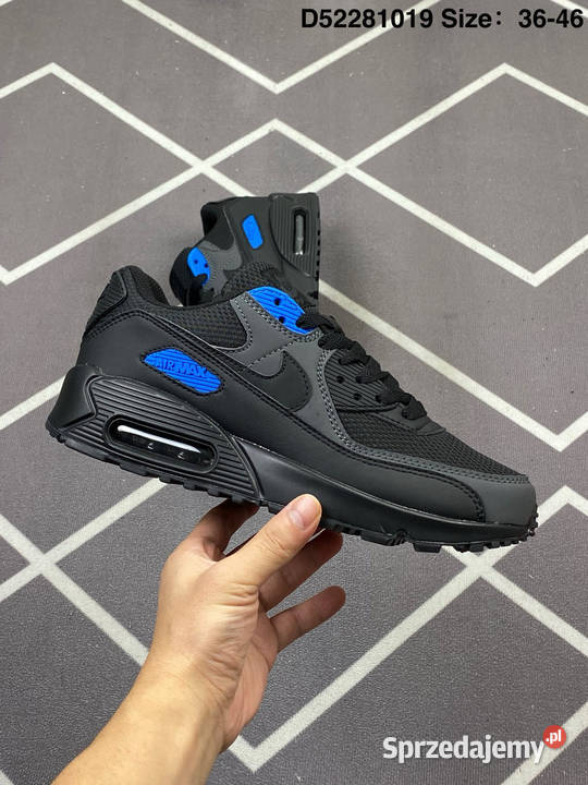 Nike Air 90 czarno niebieskie rozmiary 4046