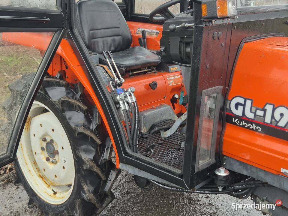 Traktorek KUBOTA GL19D 19 44 Pług 150 Kubota Małuszyn