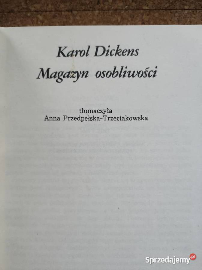 Magazyn osobliwości Karol Dickens ISBN 9788375527162 Kielce