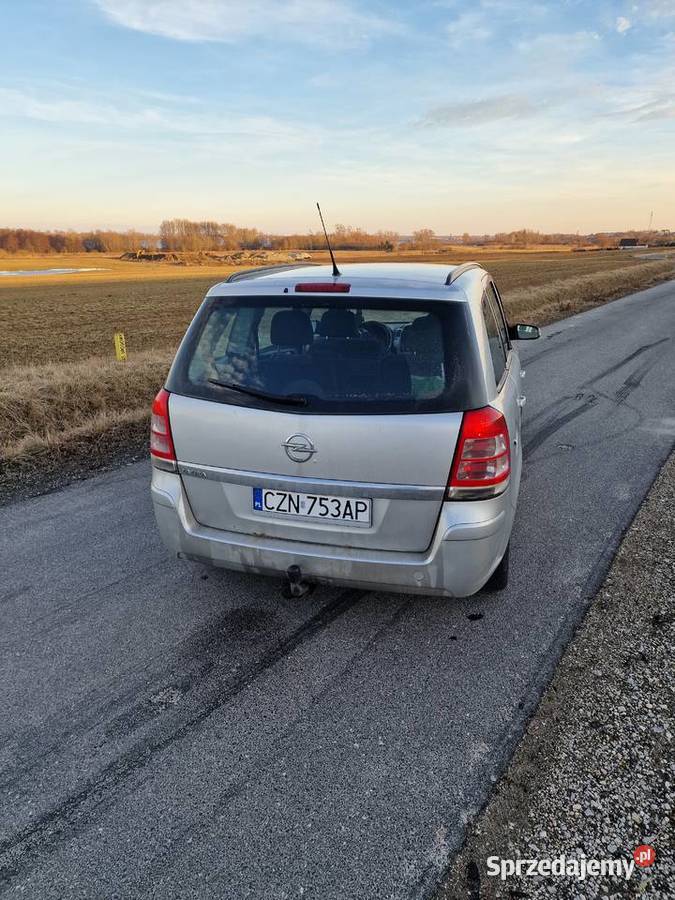 Opel Zafira 18 Benzyna 2009 7osobowy Świeże kujawsko-pomorskie