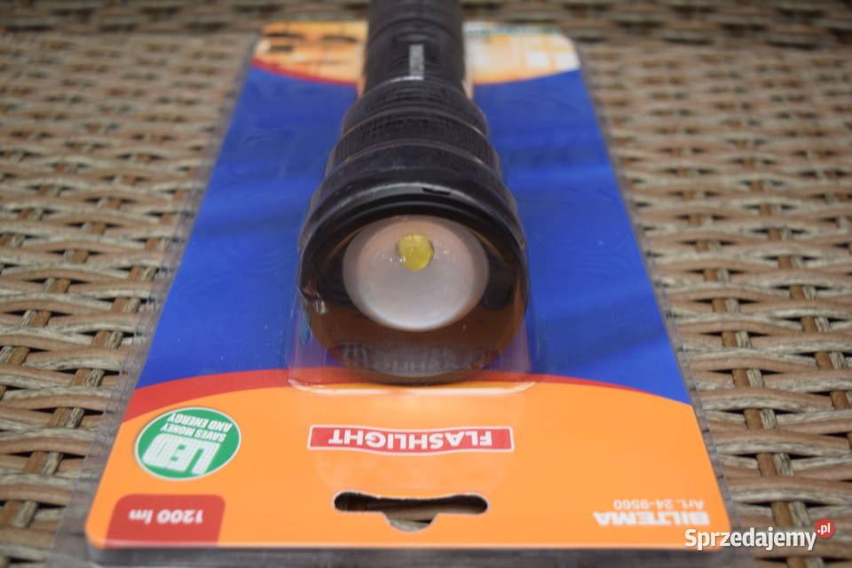 Latarka Długa na 9 Baterii Ledowa Okazja Olsztyn