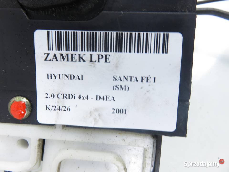 ZAMEK LEWY PRZEDNI HYUNDAI SANTA F I