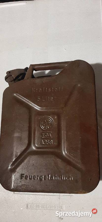 Niemiecki kanister 5l śląskie Tarnowskie Góry