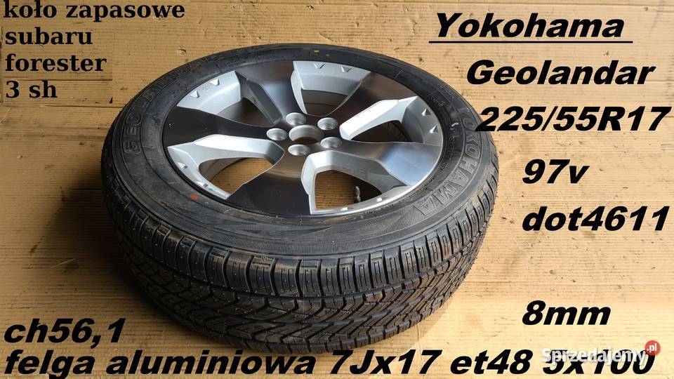 Subaru Forester 3 SH KOŁO zapasowe felga