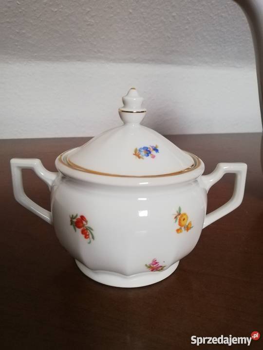 Dzbanek cukiernica porcelana Reinecke Gorlice