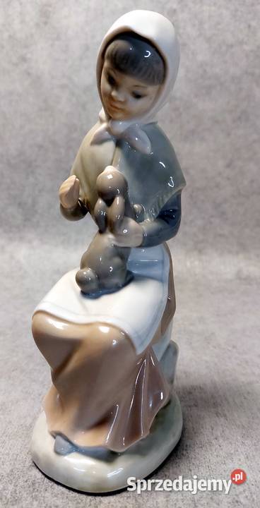 LLADRO seria Zaphir 522 Dziewczynka z zajączkiem Stargard sprzedam