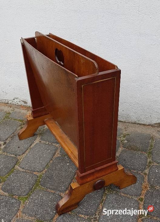 Zabytkowy mahoniowy gazetnik Bydgoszcz