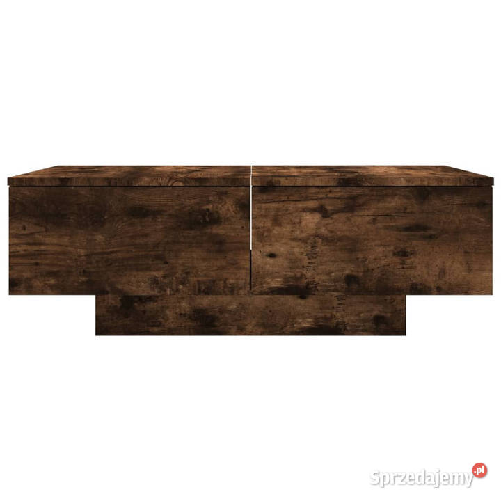 Stolik kawowy przydymiony dąb 90x60x31 WM815195 mazowieckie Warszawa