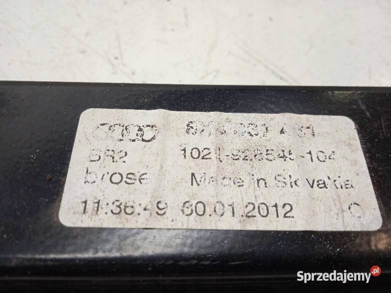 MECHANIZM SZYBY LEWY PRZÓD 8X 5D 8K0959801 Audi osobowe sprzedam
