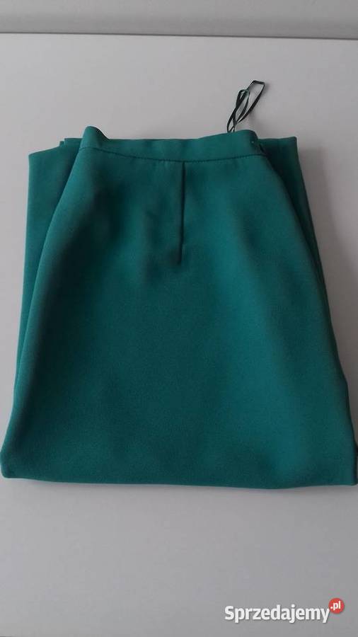 Spódnica zielona do kolan do sprzedania Długość Midi sprzedam