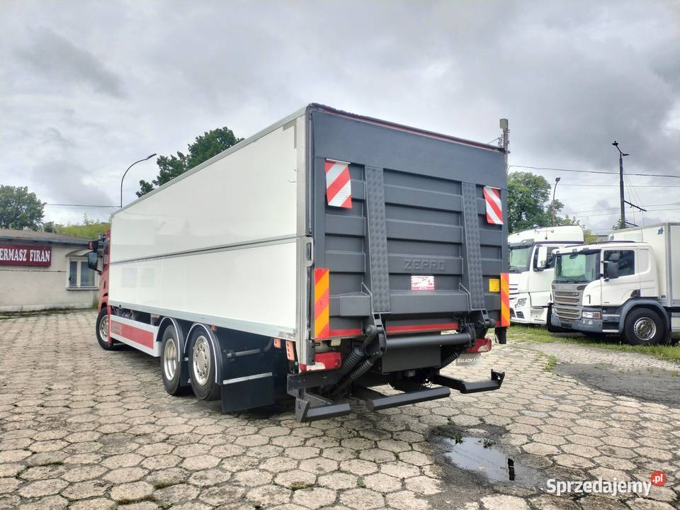 SCANIA P360 6x2 REGULOWANY KONTENER IZOTERMA regulowane zawieszenie