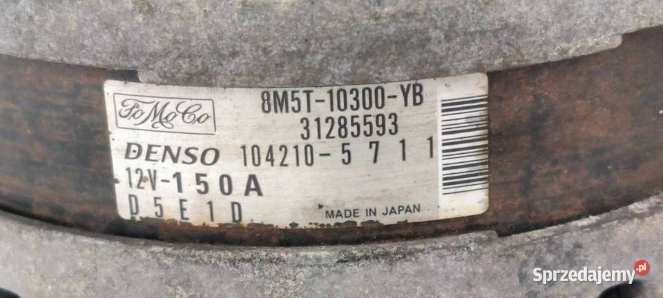 ALTERNATOR FORD KUGA MK1 osobowe kujawsko-pomorskie Lipno