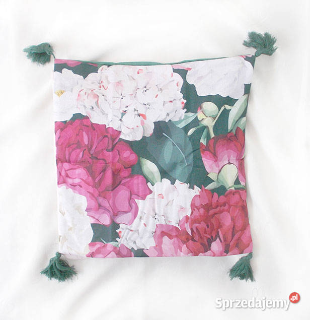 45x45 poszewka w kwiaty dekoracyjna poszewka na Białystok