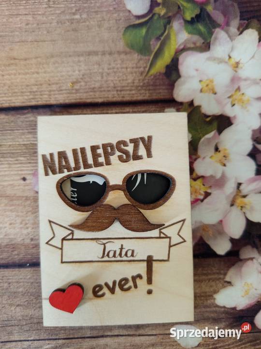 Prezent Taty Brata Dziadka pudełko na kartę