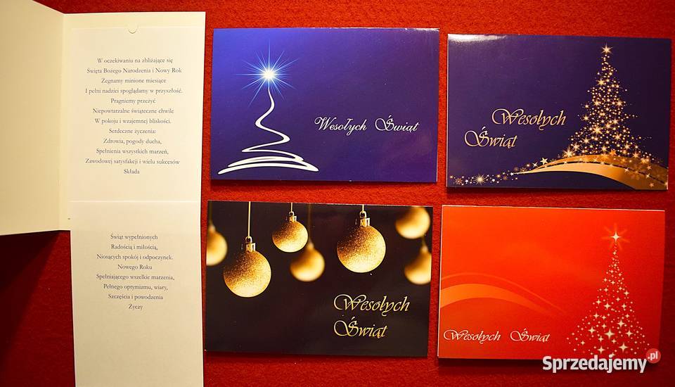 Świąteczne kartki z życzeniami 14 sztuk kujawsko-pomorskie Chełmno