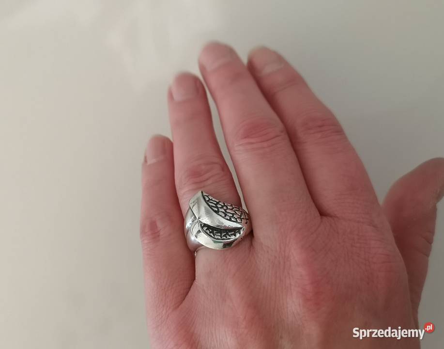 pierścionek sygnet srebro vintage Toruń