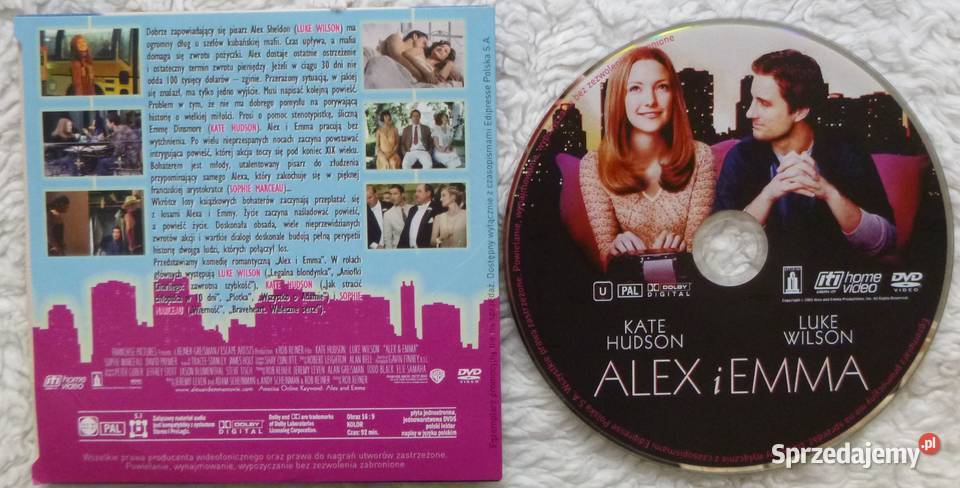 Film DVD Alex i Emma Warszawa sprzedam