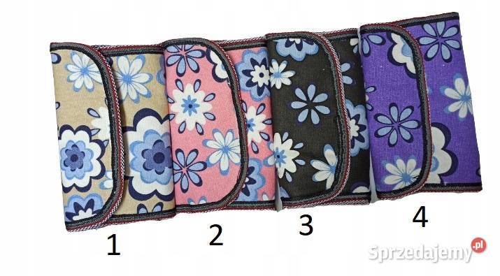 Portfel na Tytoń Saszetka na Susz Etui z Rzepem śląskie Ostrowy nad Okszą