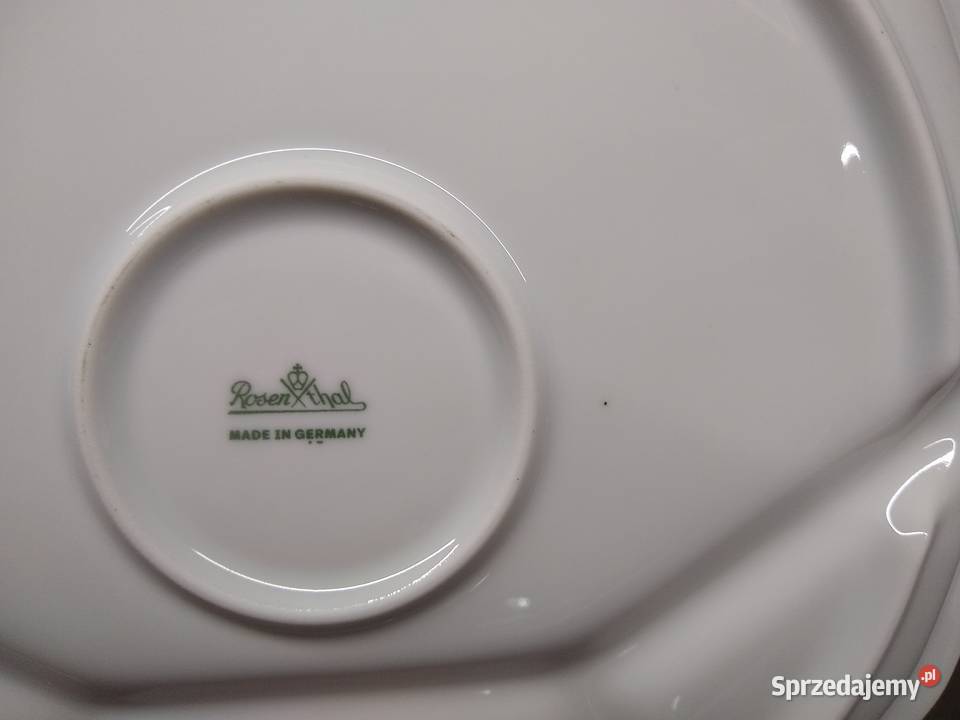 Rosenthal Biała Maria talerz dzielony Kalisz
