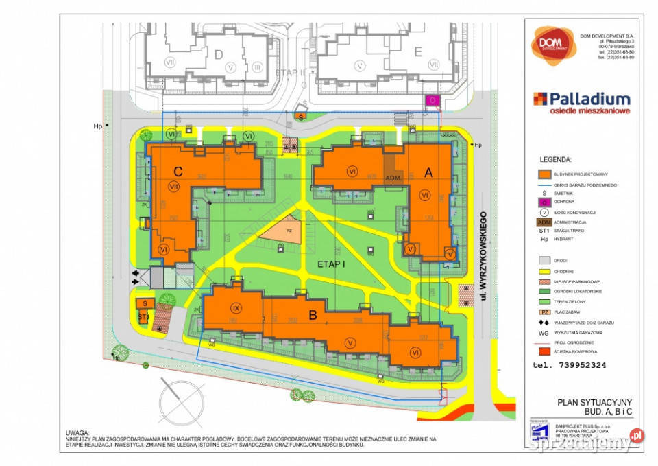 Mieszkanie 4 pokojowe 78 m2 Warszawa