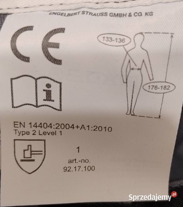 Spodnie robocze ogrodniczki lubuskie Sulęcin sprzedam