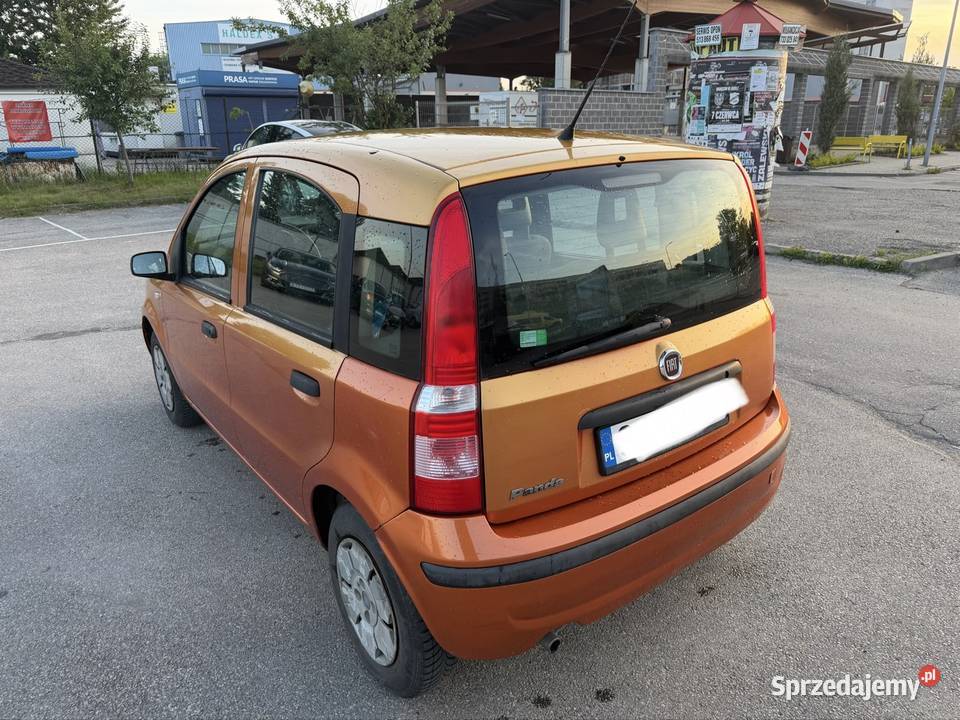 Fiat Panda 2008 11 wspomaganie welurowa tapicerka Knurów