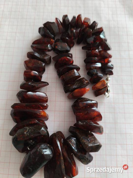 Naszyjnik Bursztyn Vintage Antyki, Sztuka, Kolekcje Białystok sprzedam