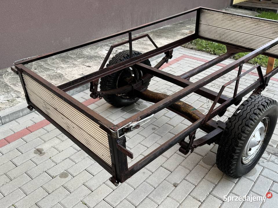 Solidna rama przyczepki 200 x 105 na resorach Kielce