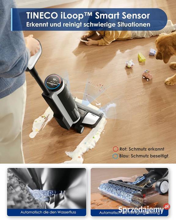 Tineco Floor One S3 Inteligentny odkurzacz na Zawiercie