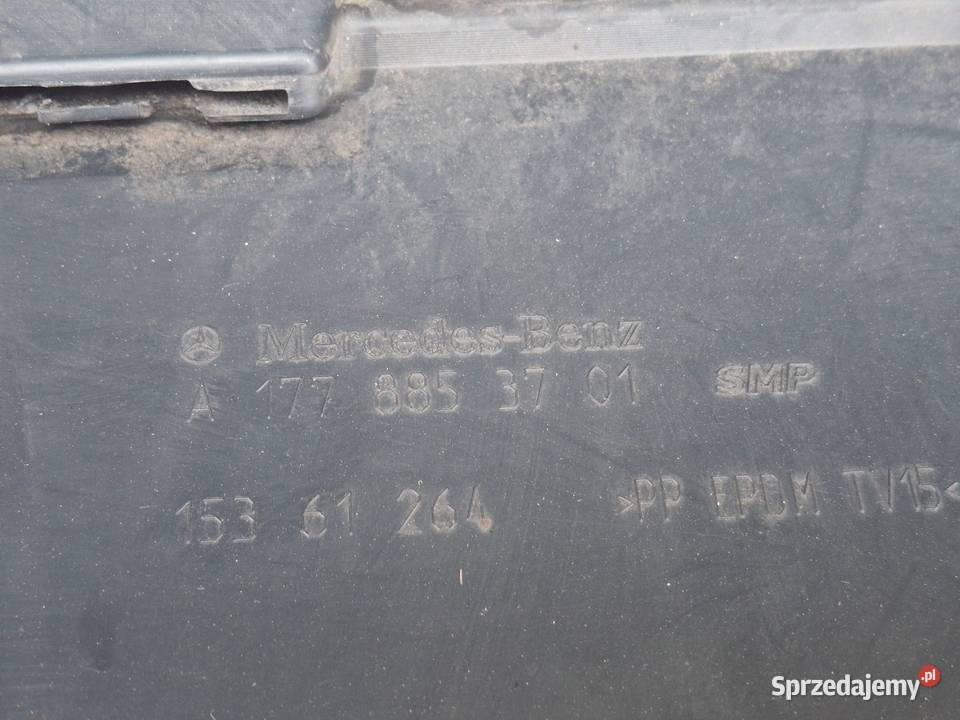 MERCEDES AKLAS W177 AMG ZDERZAK TYŁ TYLNY Bieleń