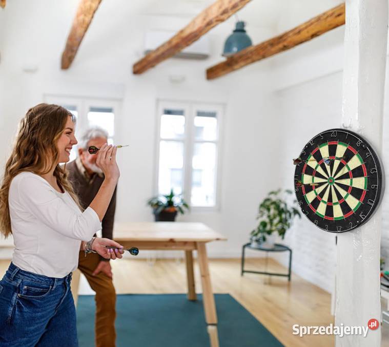 Tarcza Sizalowa do Darta RAYNA GAMES z Rzutkami Krzemienica