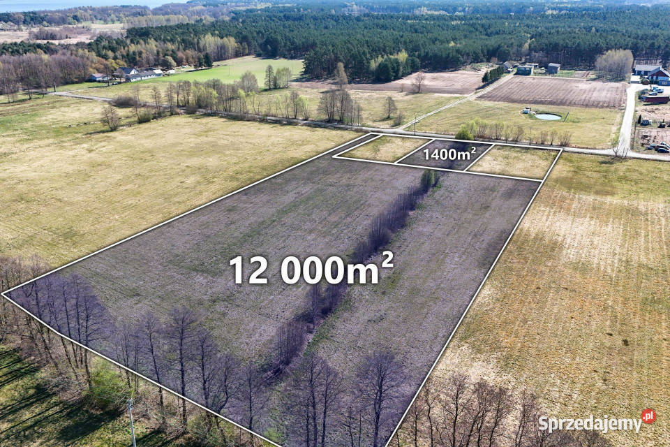 Działka 13 400 m2 z warunkami zabudowy kujawsko-pomorskie Ładne sprzedam