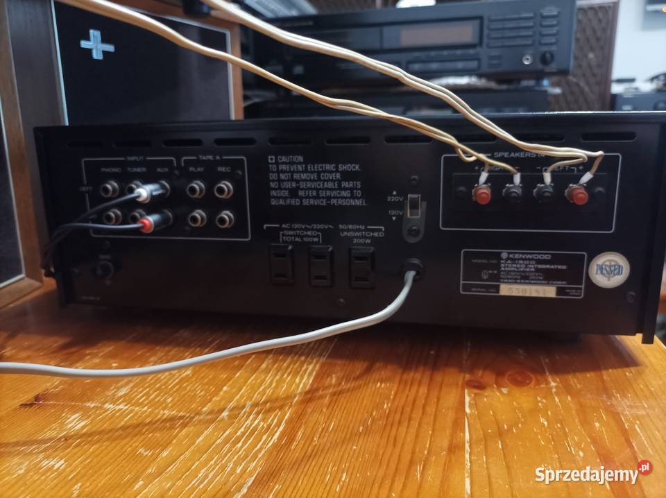 Wzmacniacz Kenwood KA1500 srebrny szczotkowane Lubartów