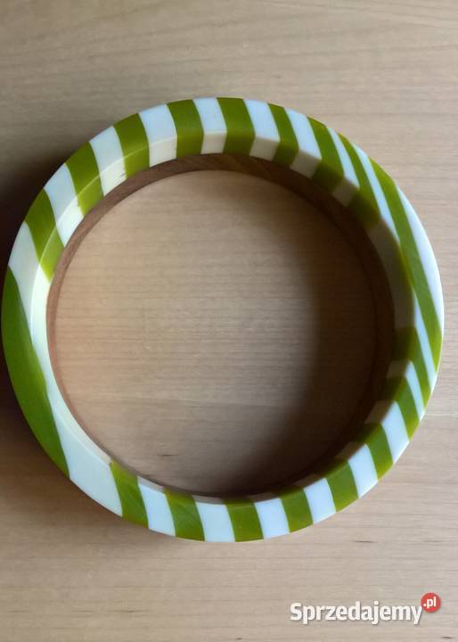 bransoletka drewniano plastikowa OLIWKA Poznań