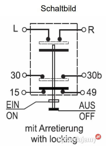 Przełącznik przyciskowy wentylatora okrągły Kamionna