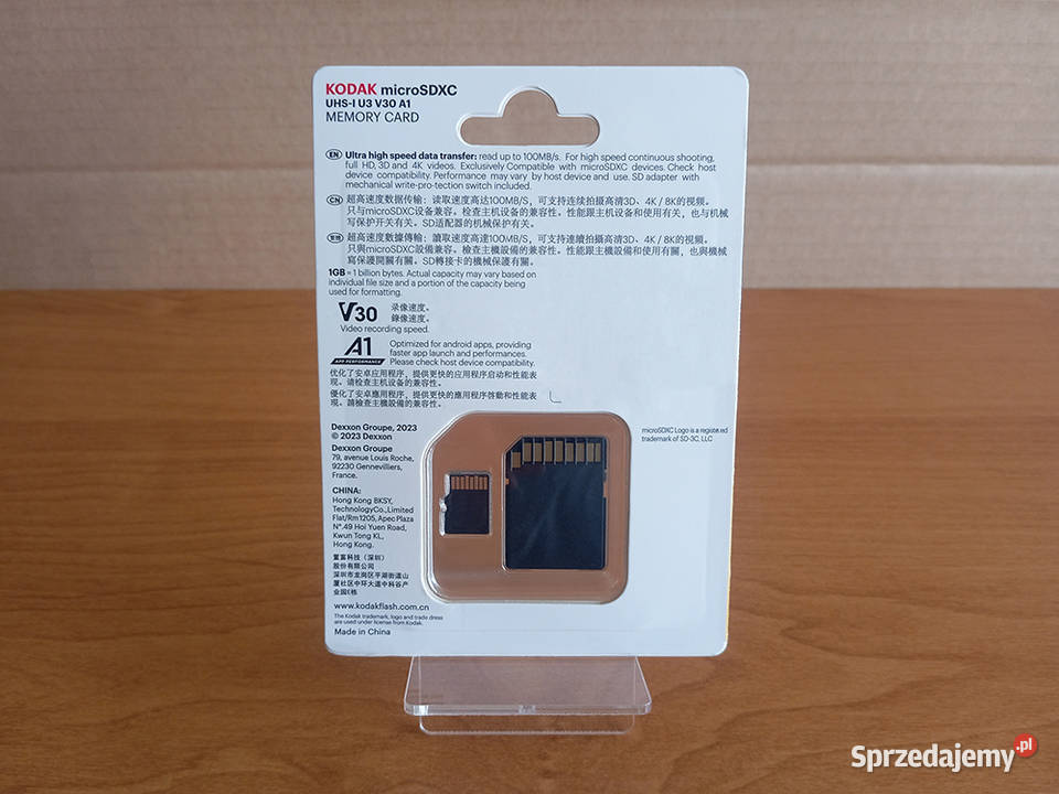 NOWY Karta pamięci KODAK micro SDXC 64 GB Węgrów