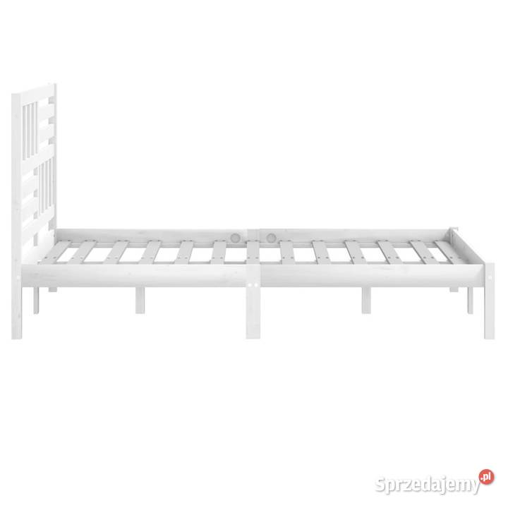 Rama łóżka biała lite drewno sosnowe 140x190 Warszawa