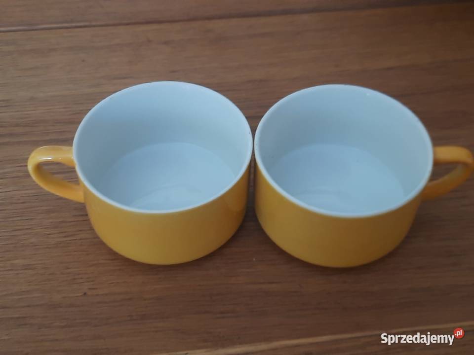 Dwa kubki z kolekcji Kaszubskiej Zakłady warmińsko-mazurskie Morąg sprzedam