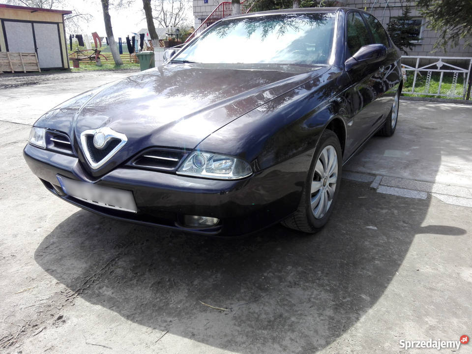 Alfa Romeo 166 25 V6 piękna i szybka limuzyna skórzana tapicerka mazowieckie Krasne