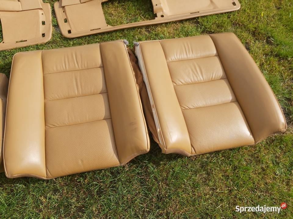 Tapicerka wnętrze skóra skórzane w124 coupe Wartkowice