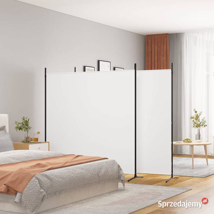 Parawan 3panelowy biały 525x180 tkanina WM350278 Warszawa sprzedam