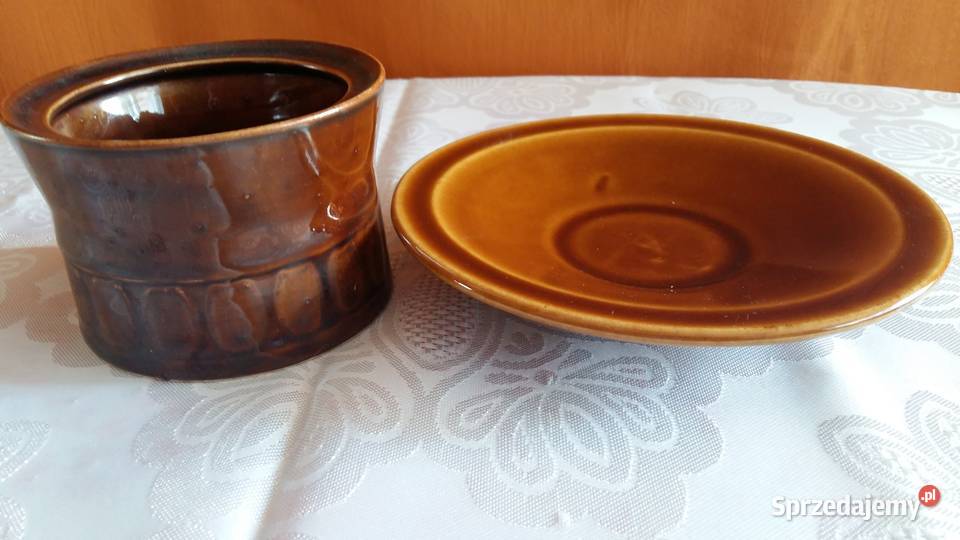 Talerzyk Deserowy Ceramiczny Łódź