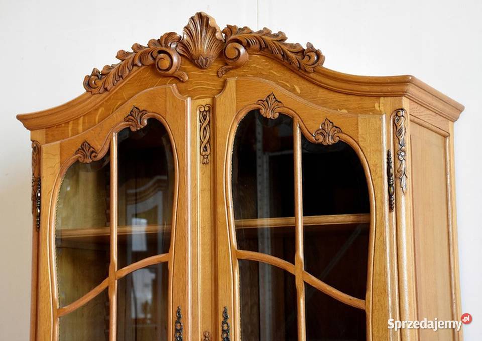 Piękna dębowa biblioteka ludwikowska sklep Dąbrowa Górnicza