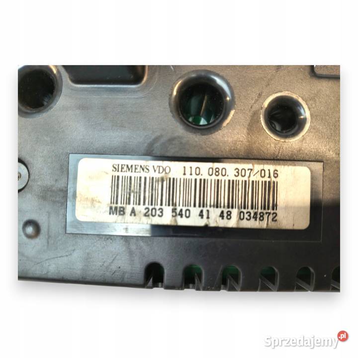 LICZNIK ZEGARY A2035404148 Mercedes W203 22 CDI osobowe lubelskie Chełm