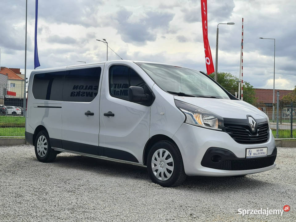 Renault Trafic LONG 9Osób Salon Klimatyzacja srebrny Wągrowiec sprzedam
