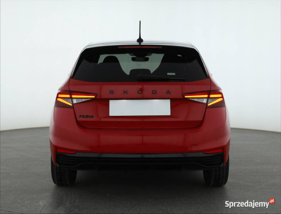Skoda Fabia 10 TSI czerwony Fabia Bielany Wrocławskie