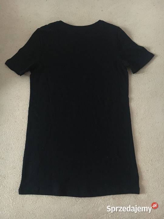 czarna koszulka xxs 32 biały napis no filter czarny Toruń