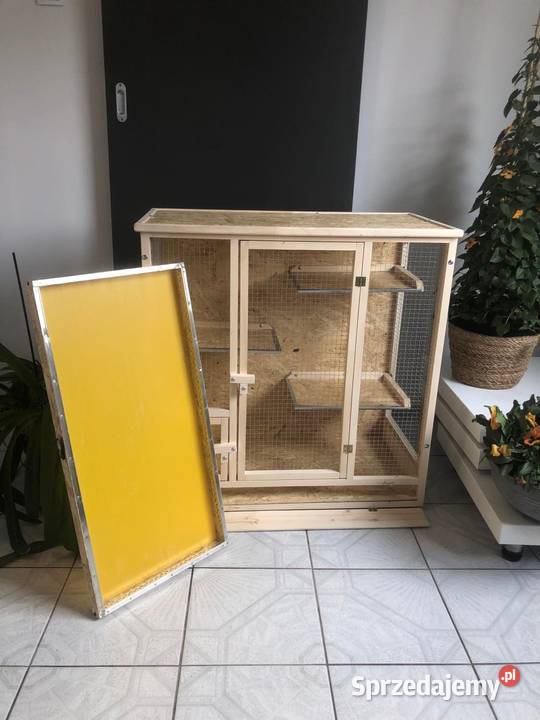 Klatka drewniana gryzonia gryzoni szynszyli śląskie Myszków sprzedam