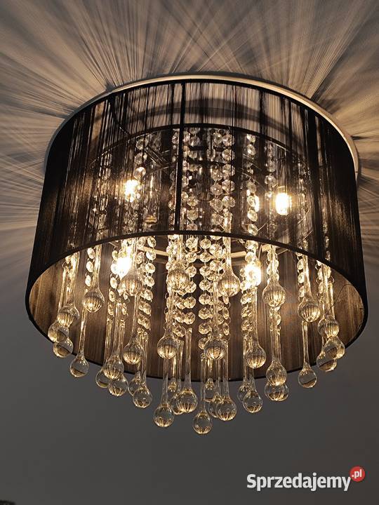 Plafon lampa kryształki wielkopolskie Leszno